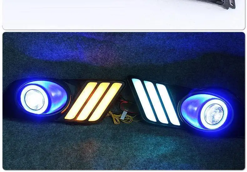 Автомобильные аксессуары Drl внешние Luces Para Автомобильные светодиодные фары передние противотуманные фары 17 для Honda Gienia