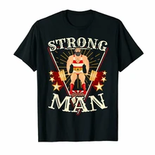 Deadlift Vintage circo Strongman Gymer concurso negro camiseta Brian Shaw S-3XL adultos Casual Tops camiseta