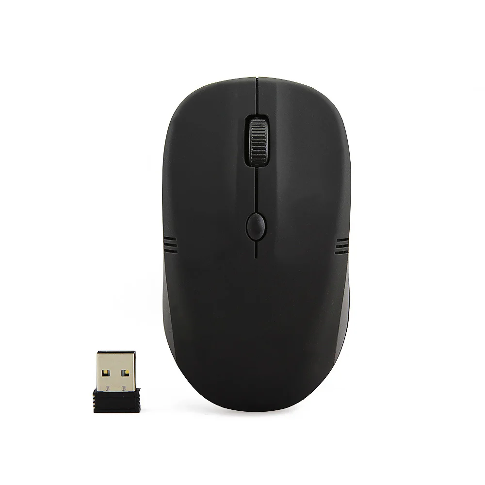 Беспроводная мышь microsoft 1200 dpi оптическая мышь компьютерная игровая Mause эргономичная мышь sem fio USB приемник для ноутбука PC Gamer - Цвет: Черный