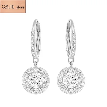 

QSJIE High Quality Swa Simple New Elegant Lady's Fashion Earrings2