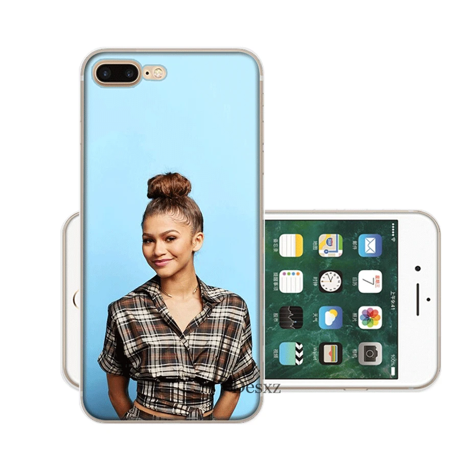 7 Чехол для мобильного телефона tpu для iPhone 11 Pro X XS Max iPhone XR 6 6S 7 8 Plus 5 5S SE чехол Zendaya Coleman - Цвет: 7