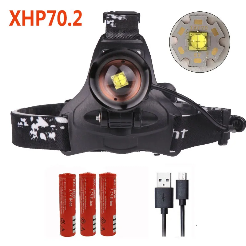 Option G Z20 Litwod 2806 32 Вт чип XHP70.2 головной светильник 6200lum Мощный светодиодный налобный фонарь с зумом головной светильник фонарь - Испускаемый цвет: Option G