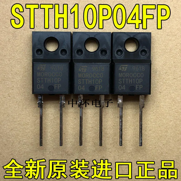 10 шт./лот STTH1004FP STTH10P04FP ST TO-220F-2 10A400V