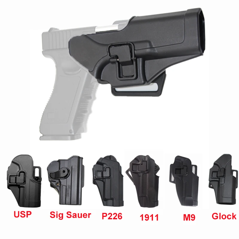 Tático para Pistola de Paintball para Glock Armas de Paintball Coldre Colt Beretta m9 hk Usp Sig P226 Airsoft Caça Acessórios 19 17 1911