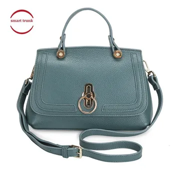 

Fashion handbag leather Cowhide luxury brand shoulder bag large capacity solid color ladies handbag ladies shoulder bag designer