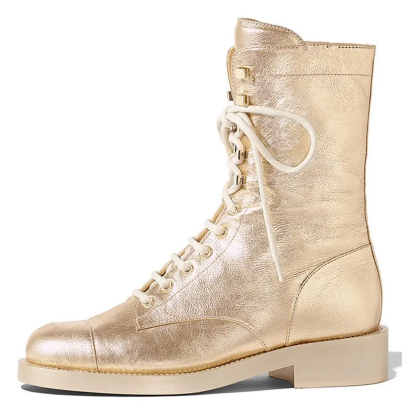 

Stylesowner Fashion Women Ankle Boots Genuine Leather High Heels Motorcycle Boots Autumn Winter Rivets Punk Dancing Shoes Woman