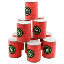 6 шт. EVA Мягкая Пуля мишень дротика для NERF N-Strike элитная Серия бластеров детская игрушка