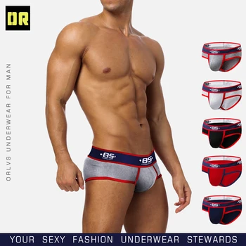 

BS Men Gay Men Underwear Sexy Men Briefs Cotton soft Mens Slip cuecas Underpants Briefs Briefs BS145