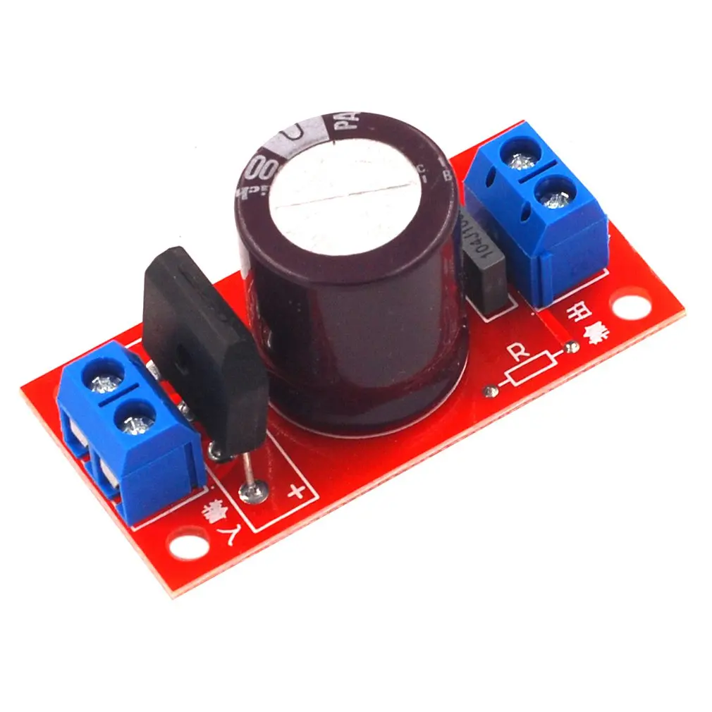 Rectifier filter power supply board rectifier power amplifier 3A with red LED AC simple Supl indicator