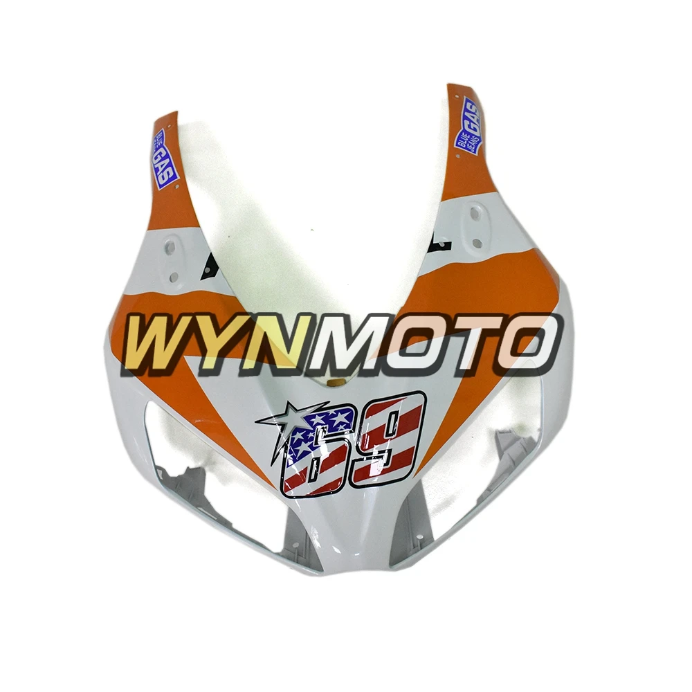 Полный ABS пластиковые детали для мотоцикла для Honda CBR1000RR 2006-2007 Sportbike Белый Оранжевый ABS Обтекатели тела работы