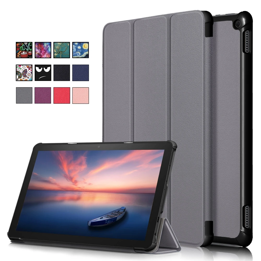 For All-New Kindle Fire HD 10 Plus 2021 Protective Flip Leather Sleep Wake Smart Cover Cases HD10 (2021) | Компьютеры и офис