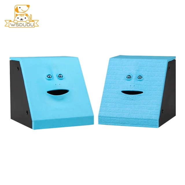 Vicces Face Bank Újdonságok Újdonság Játékok Intelligens Malacka Dobozok Eszik Érme Konténer Aranyos Arc Alak Pénztároló Mozgó Dekorációs Ajándékok - Image 5