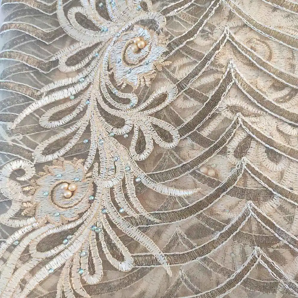 Guipure Cord Lace Fabric 