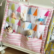 Детская подвесная сумка для хранения в виде мультяшной кровати, детская кроватка, брендовая детская хлопковая кроватка, органайзер, 50*60 см, сумка для игрушек, детская кроватка, комплект