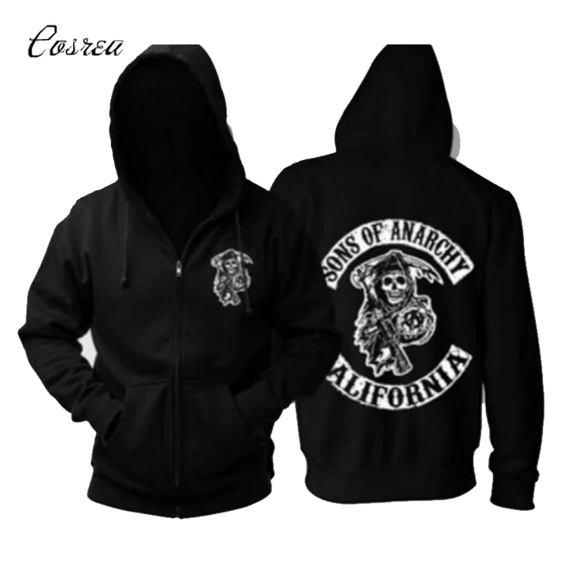 sons of anarchy hoodie 3xl