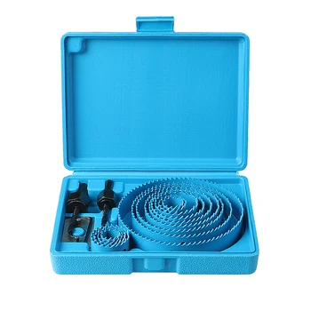 

13Pcs/lot DIY Wook Hole Saw Drill Bit Set for PVC / Wood / Gypsum Board 19mm~127mm Depth:20mm