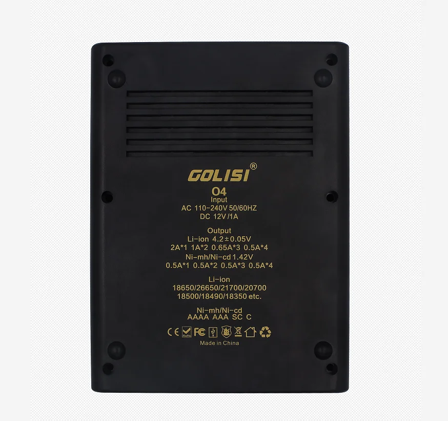 Golisi 4 шт. S32 IMR 20700 3200 мАч 40A E-CIG аккумуляторная батарея VAPE с Golisi O4 интеллектуальное зарядное устройство 2A Быстрая зарядка