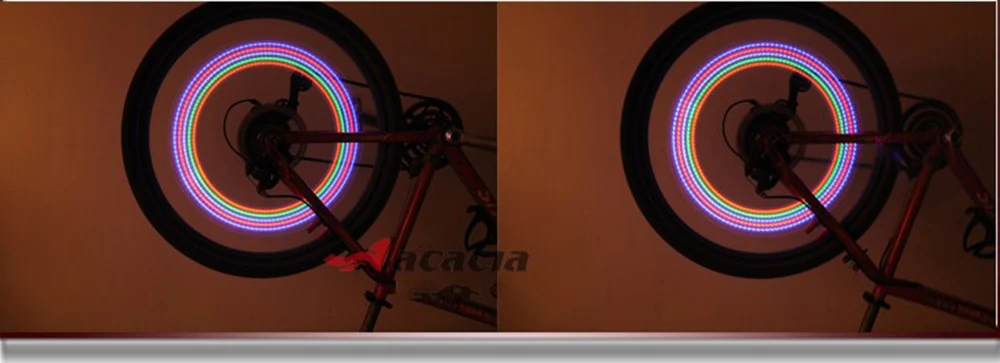 2pcs Bicycle Light 5 LED Wheel Tyre Tire Valve Caps Spoke Lights MTB Road Bike LEDS Warning Cycling Lamp Bicicleta Luces BC0037 (9)