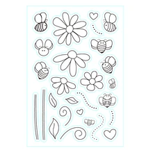 

Flower Clear Stamps Scrapbook Transparent Silicone Stamps For Card Making