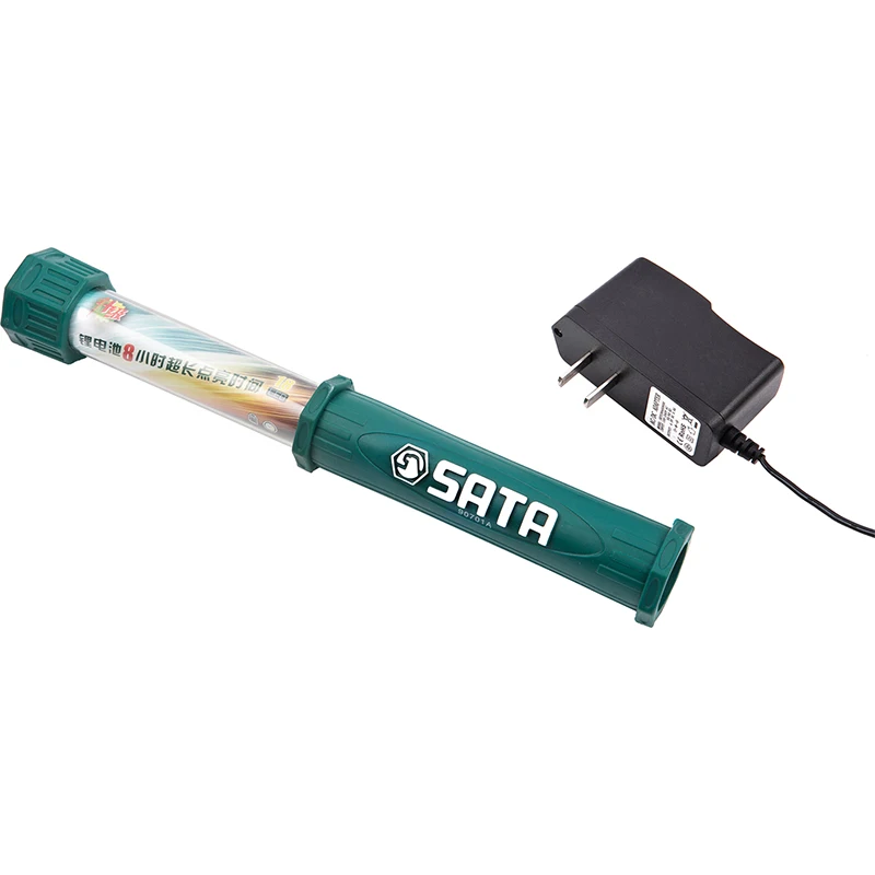 SATA 90701A для Инспекц. Фонарь LED переноска(АКБ 220V)(1300 mAH, 255мм.) 18-LED Инспекционный фонарь переносной