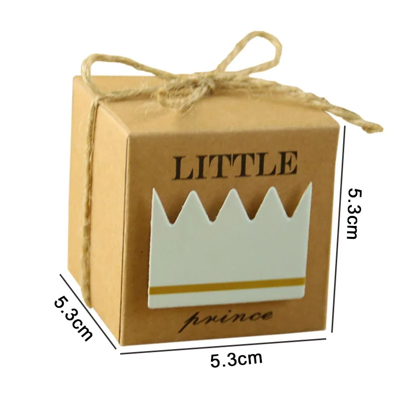 New 1PC European Gift Box Wedding Candy Box Kraft Gift Bag Baby Shower Boy Girl Happy Birthday Party Decor Kids Gift Box