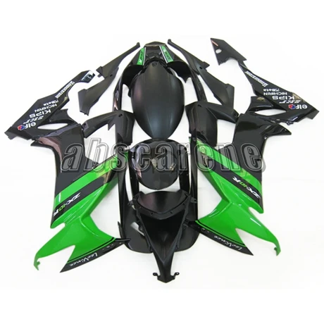 Полный комплект обтекателей для Kawasaki ZX10R 2008 2009 2010 ZX-10R 08 09 10 ABS пластик впрыска мотоцикл Cowlings Глянец зеленый черный
