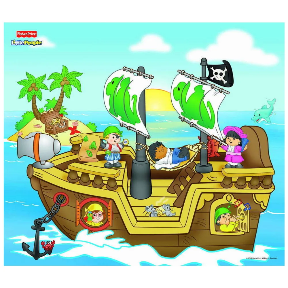 Пазл Приключения Fisher-Price FP 37787 6в1х24 детали