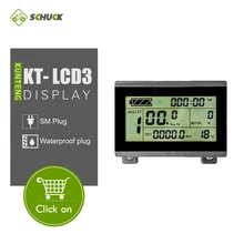 Schuck elektrikli bisiklet ekran KT LCD3 USB ekran KunTeng ekran elektrikli bisiklet dönüşüm aksesuarları