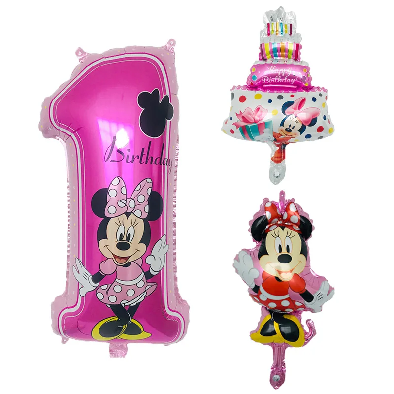 Микки и Минни Маус серии комплект надувные шары mickey Мышь вечерние globos День Святого Валентина день детей день рождения вечерние украшения Детские воздушные шары оптом