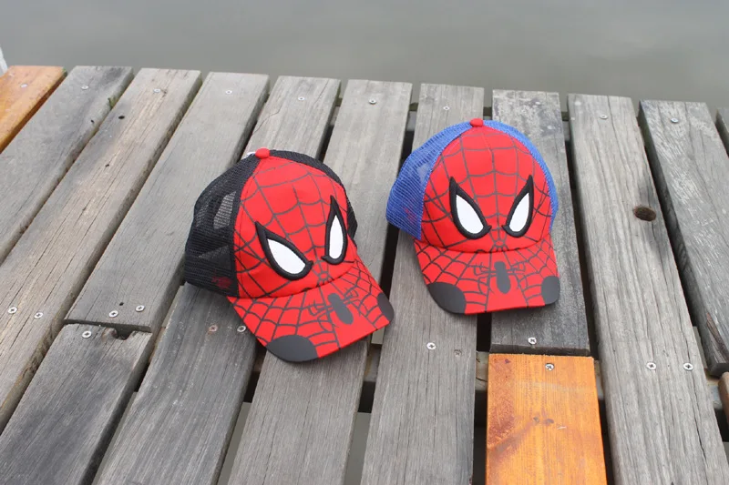 2019 бейсбольные кепки для маленьких мальчиков и девочек, новые хлопковые бейсбольные кепки с вышитым рисунком Человека-паука для детей