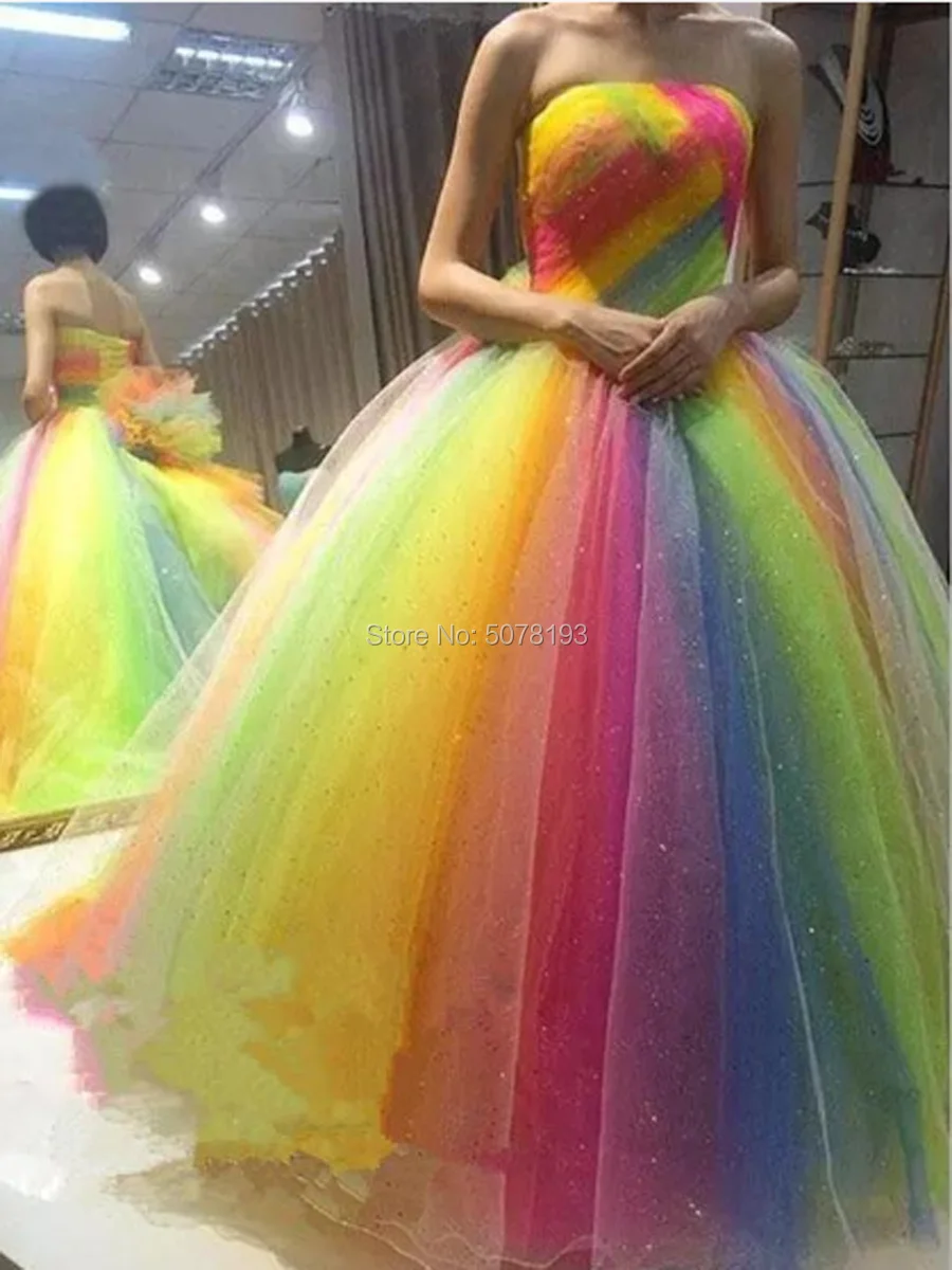 

Женское бальное платье без бретелек, яркое вечернее платье до пола из блестящего тюля, бальное платье для выпускного вечера, 131