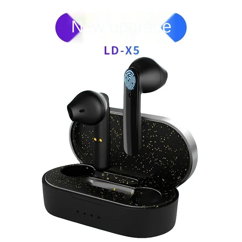 

Cross-border new private model X5 Bluetooth headset wireless binaural sports black technology bass noise reduction TWS fashion