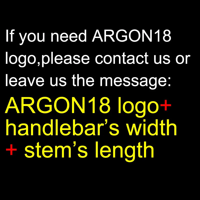 Argon18 logo ZNIINO черный полностью из углеродного волокна, интегрированный руль для шоссейного велосипеда, руль для велосипеда Ручка Бент баров с стволовых 400/420/440 мм - Цвет: Argon18 logo