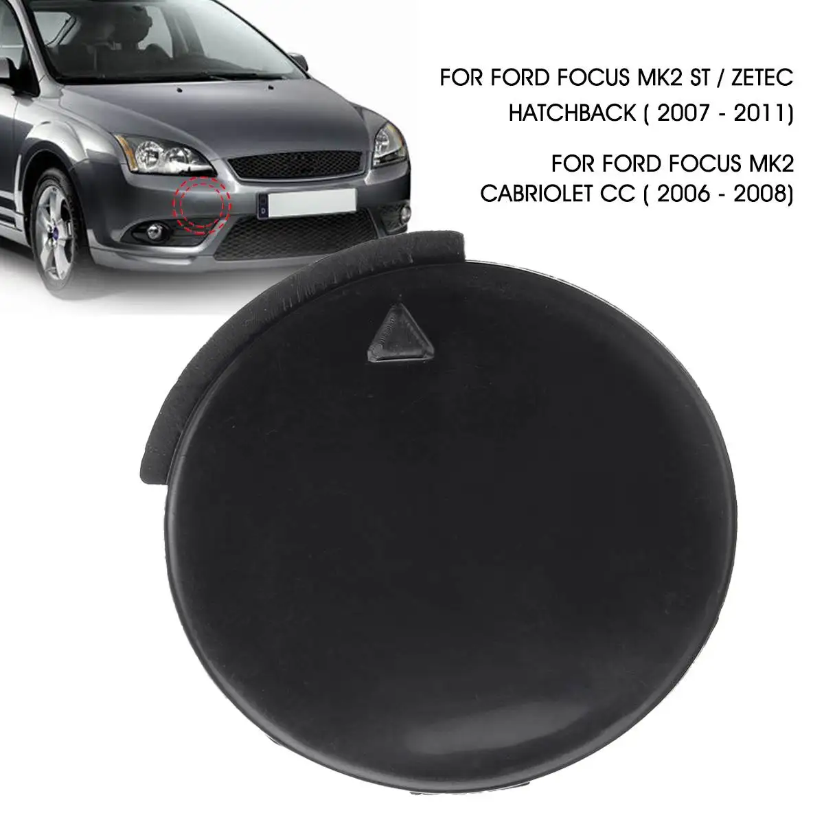 Крышка крюка для переднего бампера Focus MK2 CC ST ZETEC 2007 2011 6M5Y17A989ABXWAA 1424616|Амортизаторы| |