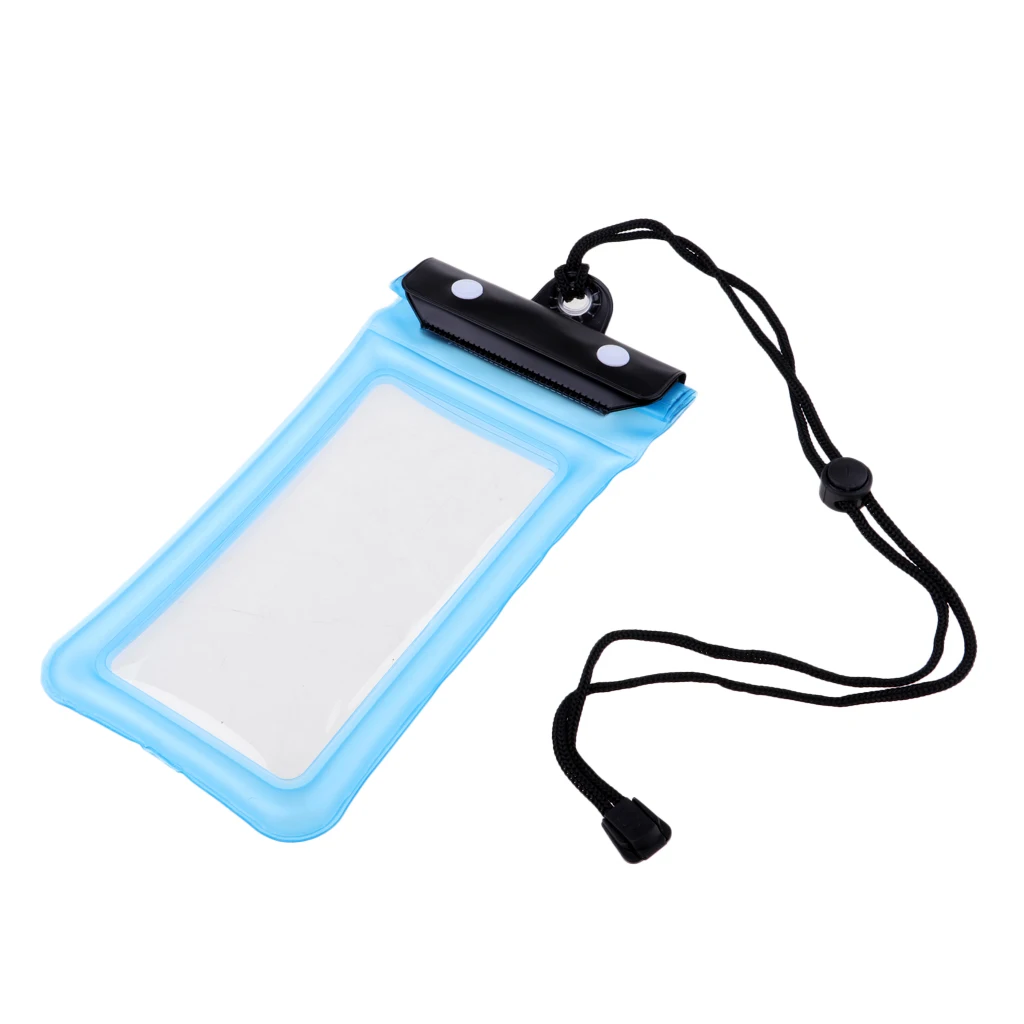 Double Locked Waterproof Phone Case Pouch Cover Holder Swimming Dive Dry Bag Fits Most Smart Phones up to 6.0
