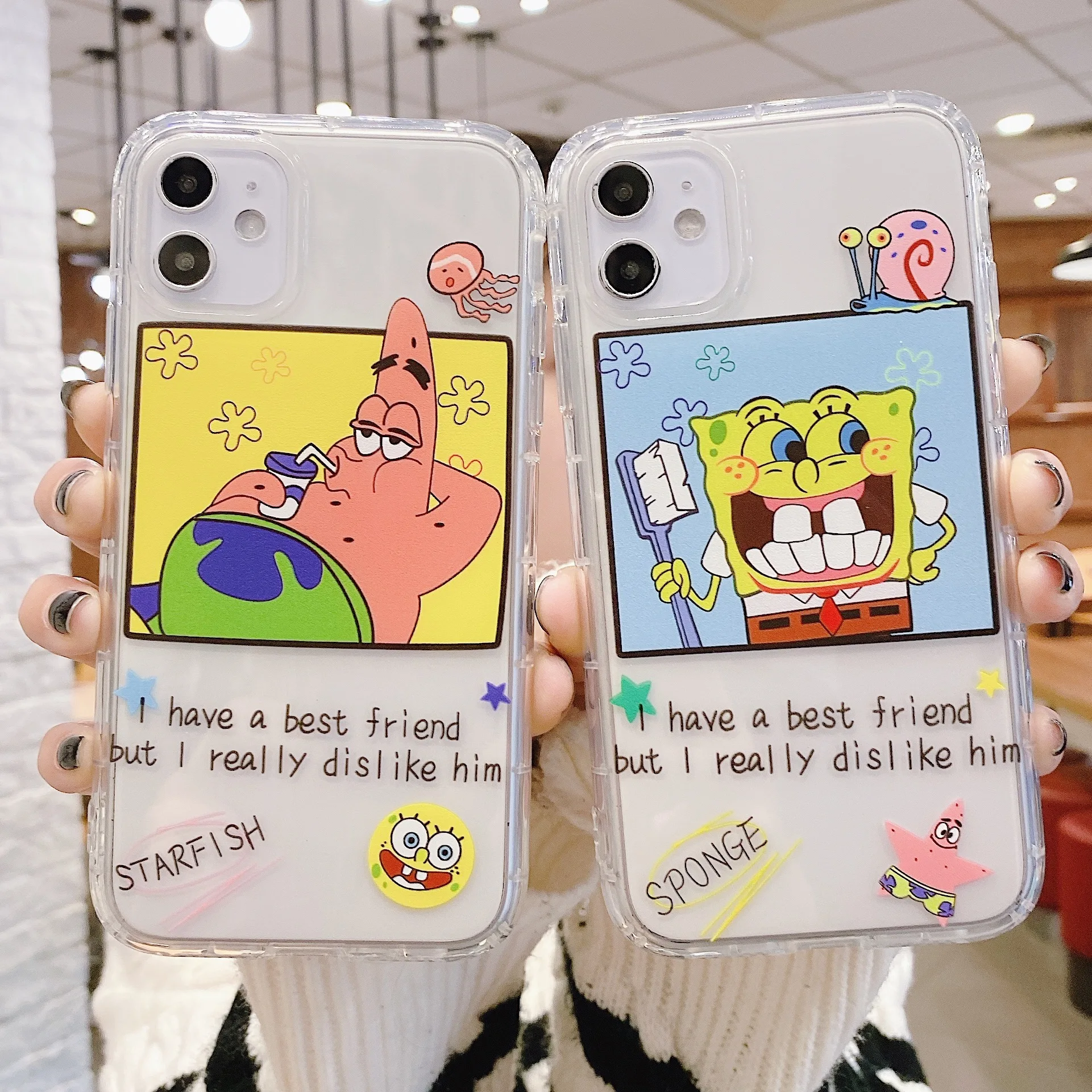 

For IPhone Xs Max Phone Case X Xr Xs Anti-fall Case 6 7 8 Plus Protective Case for Iphone 11 Pro Max Cartoon Case Pretty pattern