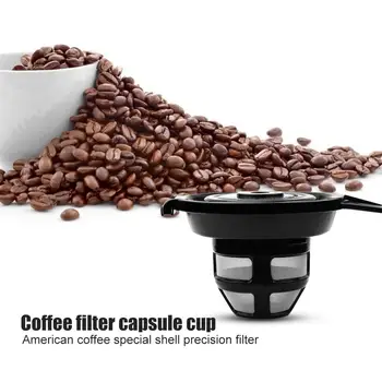 

Stainless Steel Reusable Coffee Filters Refillable Capsule Machine Accessories Compatible with Hamilton Beach FlexBrew