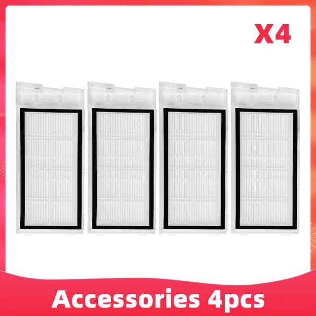 Replacement For Xiaomi Roidmi Eve Plus SDJ01RM Main Side Brush Hepa Filter Mop Dust Bag Vacuum Cleaner Spare Parts Accessories 4 Hepa Filter