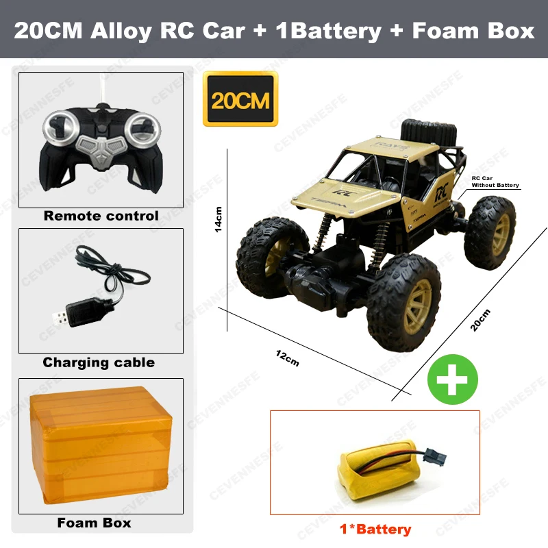 2020 New RC Car 1:12 4WD Updated Version 2.4G Radio Control RC Car Trend Toys Remote Control Car Off-Road Trucks Toys for Childr off road remote control car RC Cars