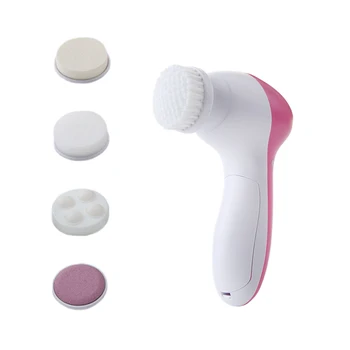

5-in-1 Electric Facial Cleaning Device Skin Pore Cleaner Face Washing Machine Beauty Massaging Brush Body Cleansing Massager