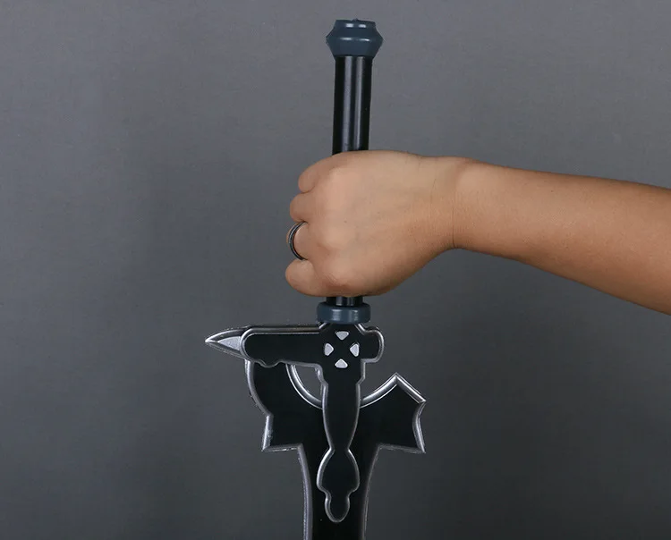 Sword Art Online Cosplay Kirito Sword Weapons Props Sao Rubber Elucidator Dark Repulser Katana Espada Knfie Weapon Toy For Teen