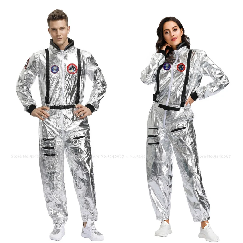 Женские и мужские вечерние костюмы на Хэллоуин костюм космонавта для