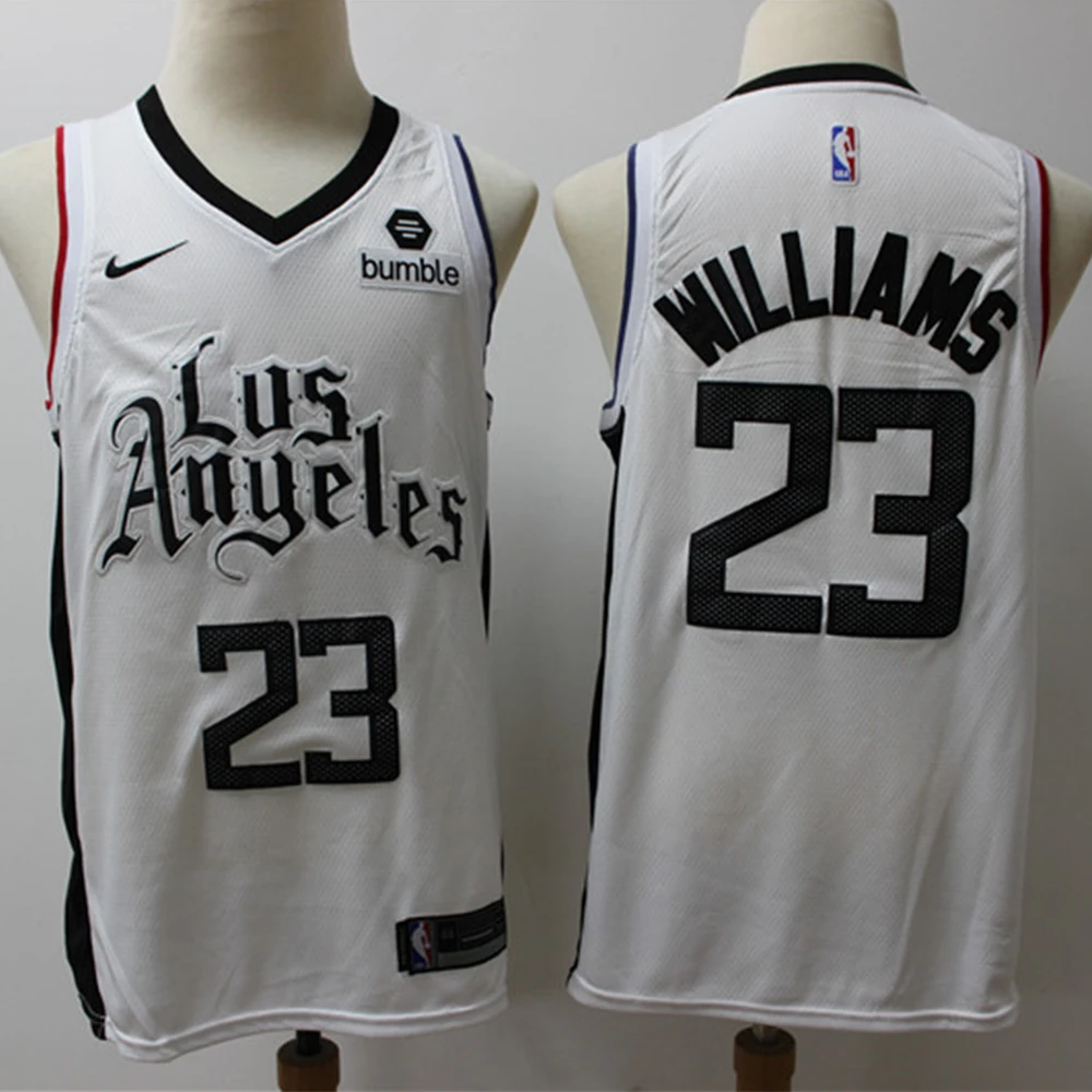 Lou Williams #23 Los Angeles Clippers Swingman Basketball Jersey Stitched White 