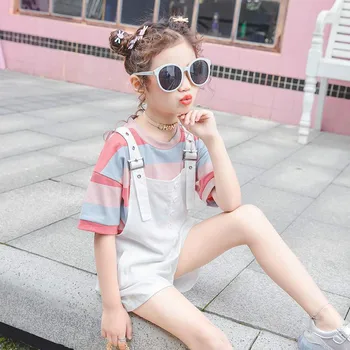 

Kids Clothes Ropa Para Girls Baby Roupas Summer Infantil New 2020 Children Vetement Set Teen Clothing Bambina Fille Floral Coat