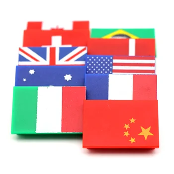 

Magnetic Buttons Ten Countries Flag Fridge Stickers White Board Suit Cuboid Disk To Work In An Office Teaching China Flag 10pcs