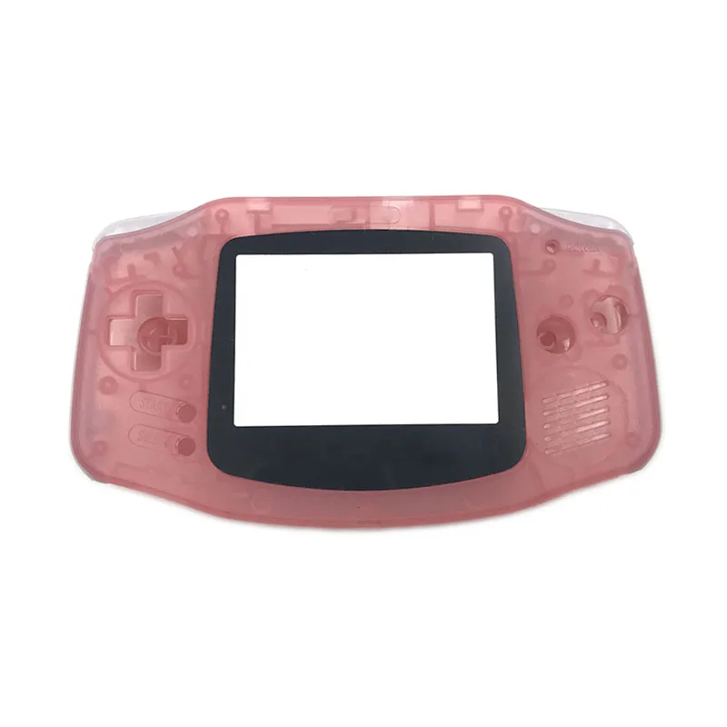 20 шт. для Gameboy Advance светится в темноте пластиковый корпус w экран для GBA светящийся чехол - Цвет: clear pink