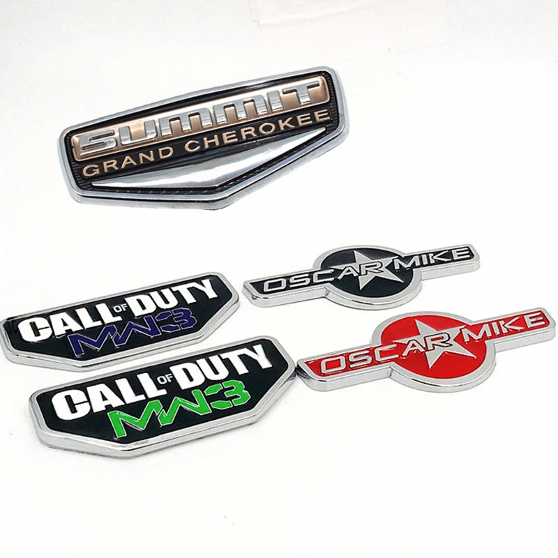 Металлическая Наклейка для Call of Duty Summit Jeep Grand Cherokee Wrangler JK Hyundai Land Rover внедорожного