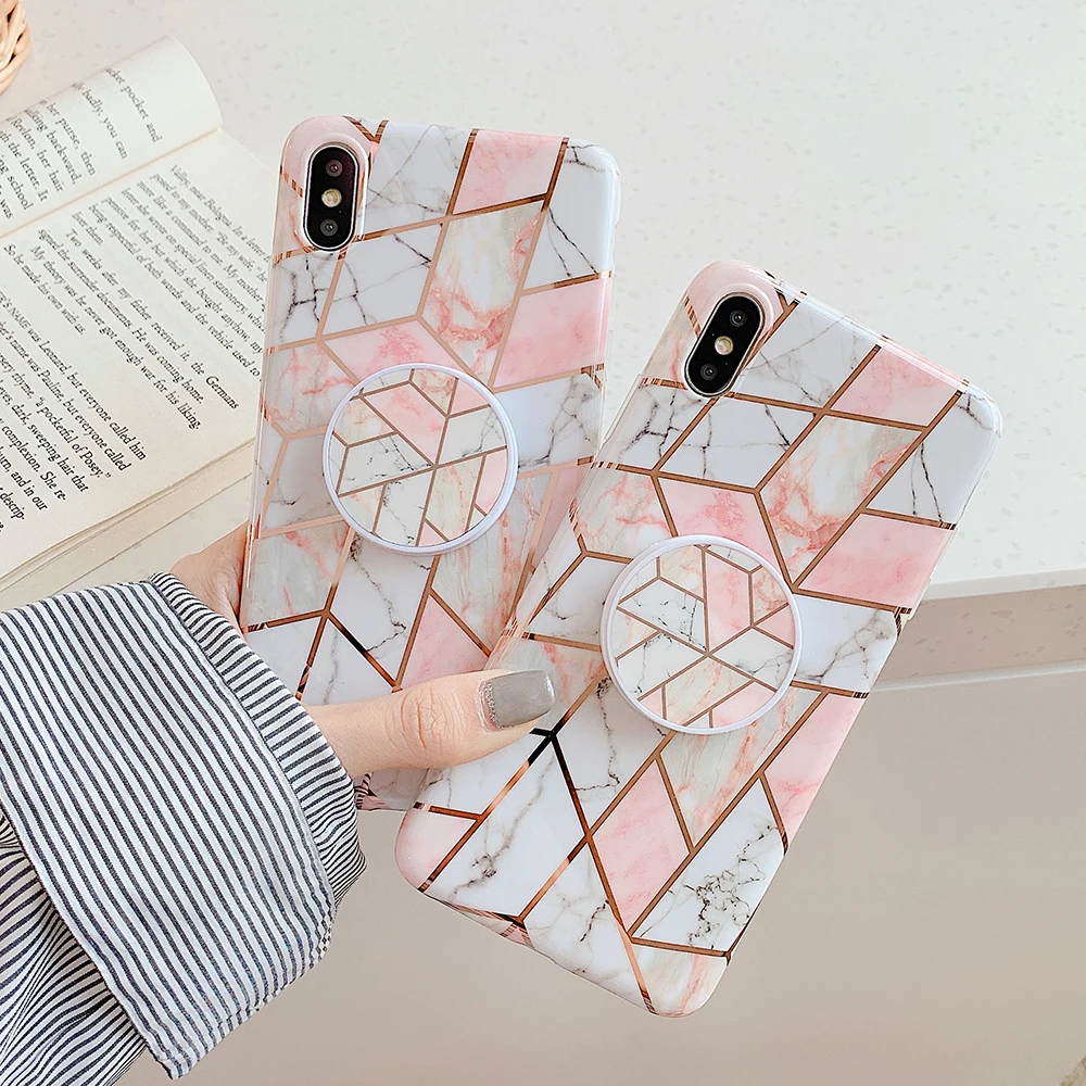 Гальванический мраморный чехол для телефона huawei P20 P30 Pro Lite mate 20 30Pro Lite откидная Гибкая мягкая задняя крышка