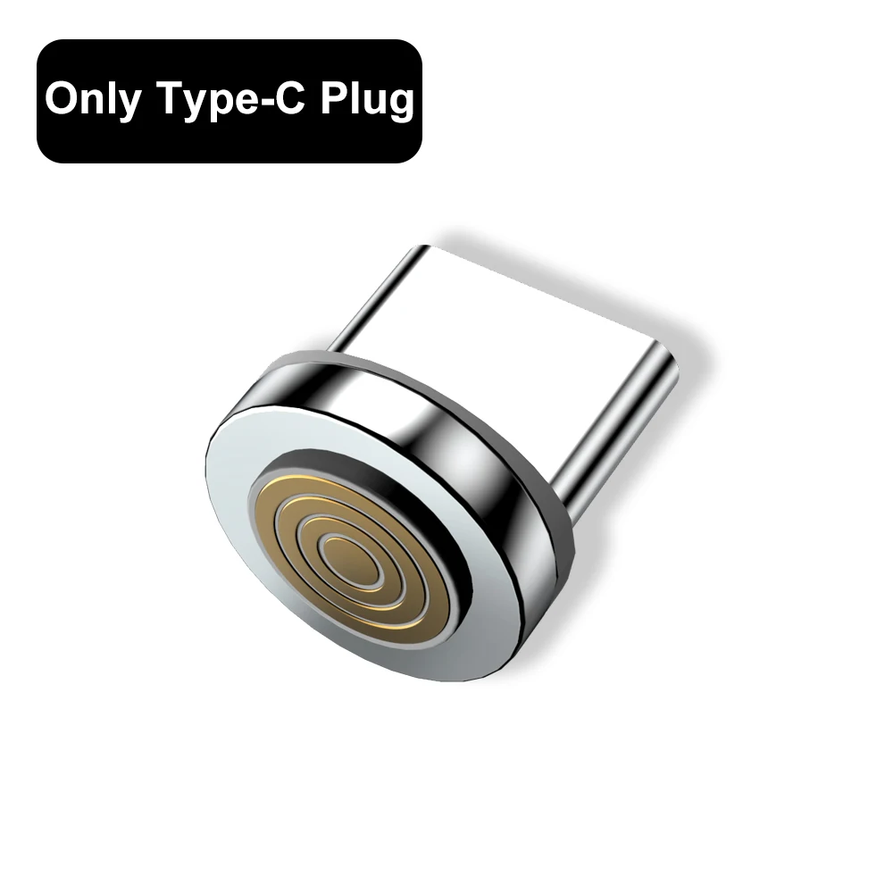 Vanniso Магнитный Micro type C USB кабель 2 М адаптер для быстрой зарядки Магнитная Зарядка для iPhone XS Max samsung Xiaomi mi9t провод шнур - Цвет: Only Type C  Plug