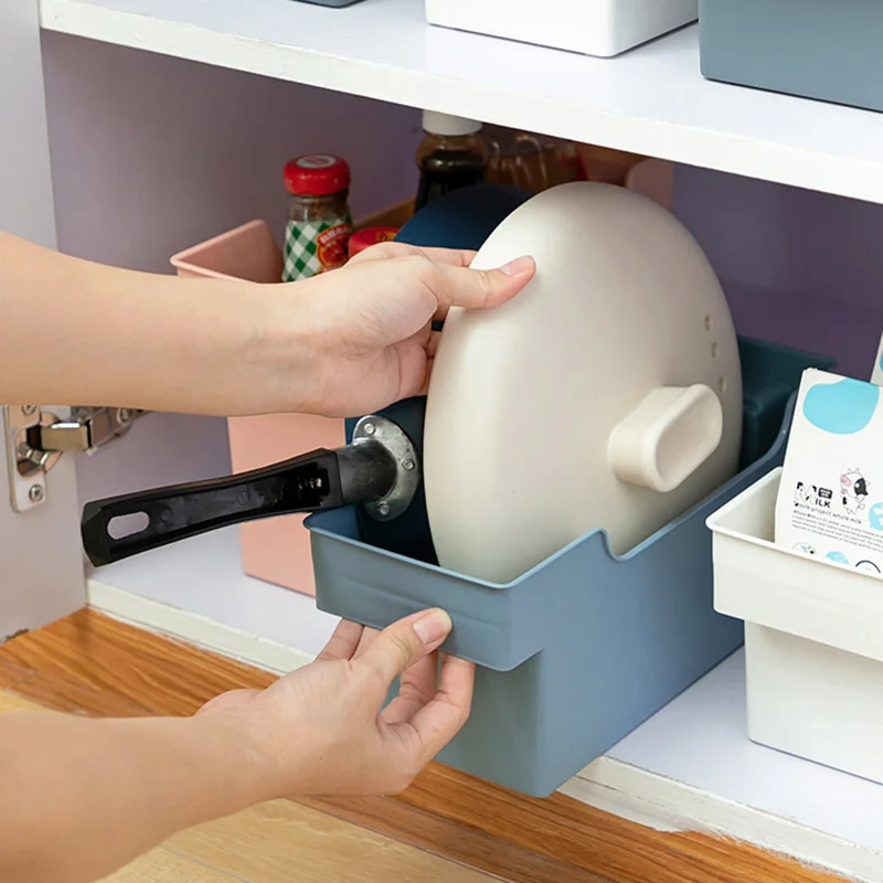 Almacenamiento de cocina y despensa de 2 color bronce Organizador de cocina ahorra espacio mDesign colgantes para la pared productos de limpieza o accesorios de cocina Cestas organizadoras para